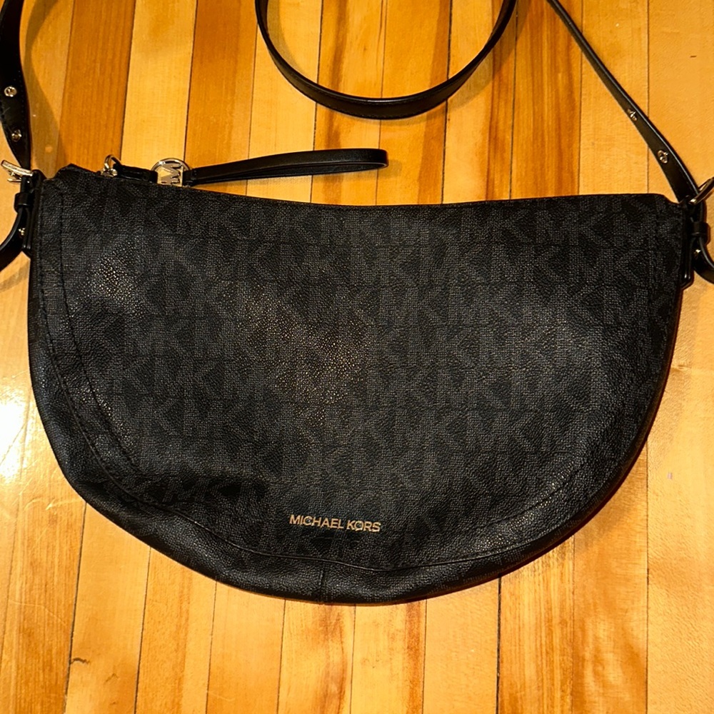 Michael Kors half moon crossbody